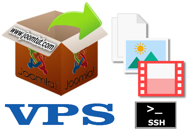 How to get and unzip Joomla! installation package on private virtual server – VPS